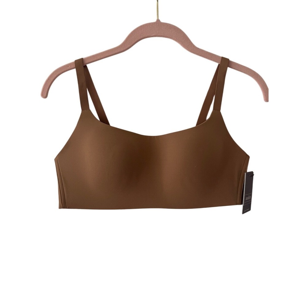 Auden Bonded Lightly Lined Scoop Bralette Medium NWT